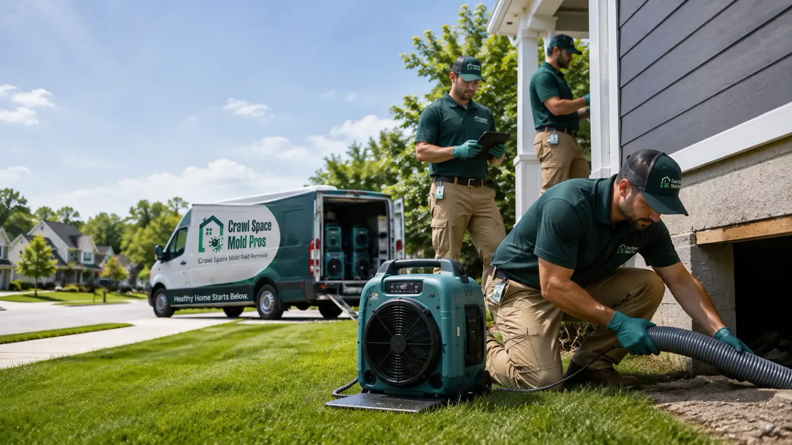 Crawl Space Mold Removal in Cross Plains, IN